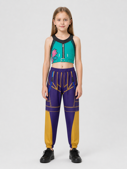 Cosplay Costume: Sleeveless Zip-Up Top and Pants Costumes detail 3