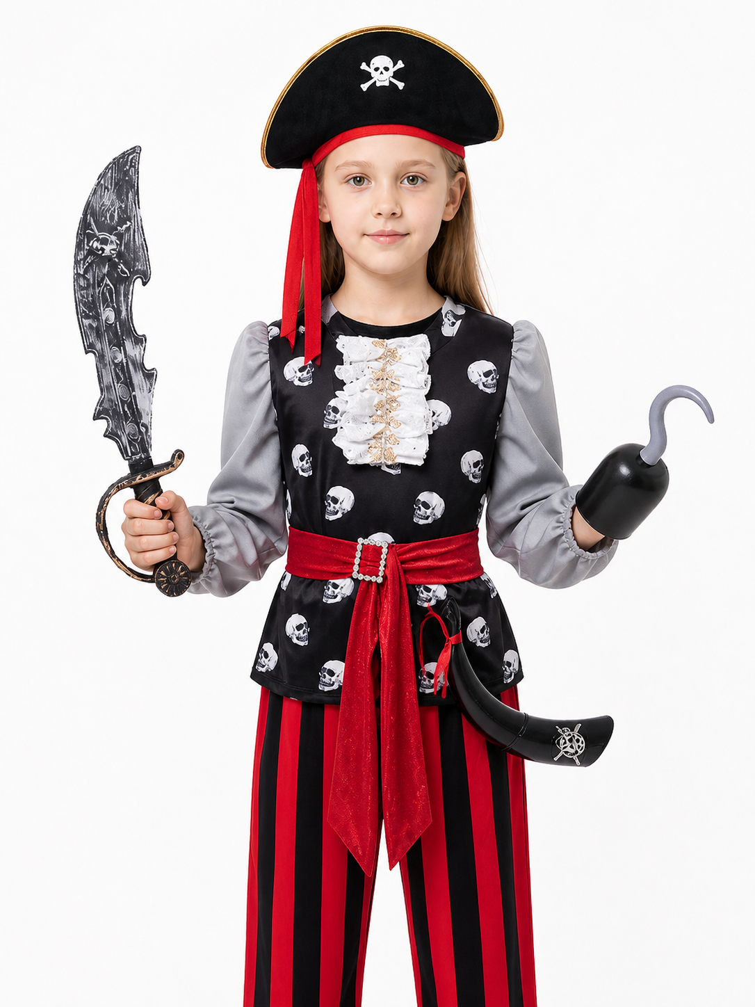 Children's Pirate Costume with Accessories Costume Accessories detail 3