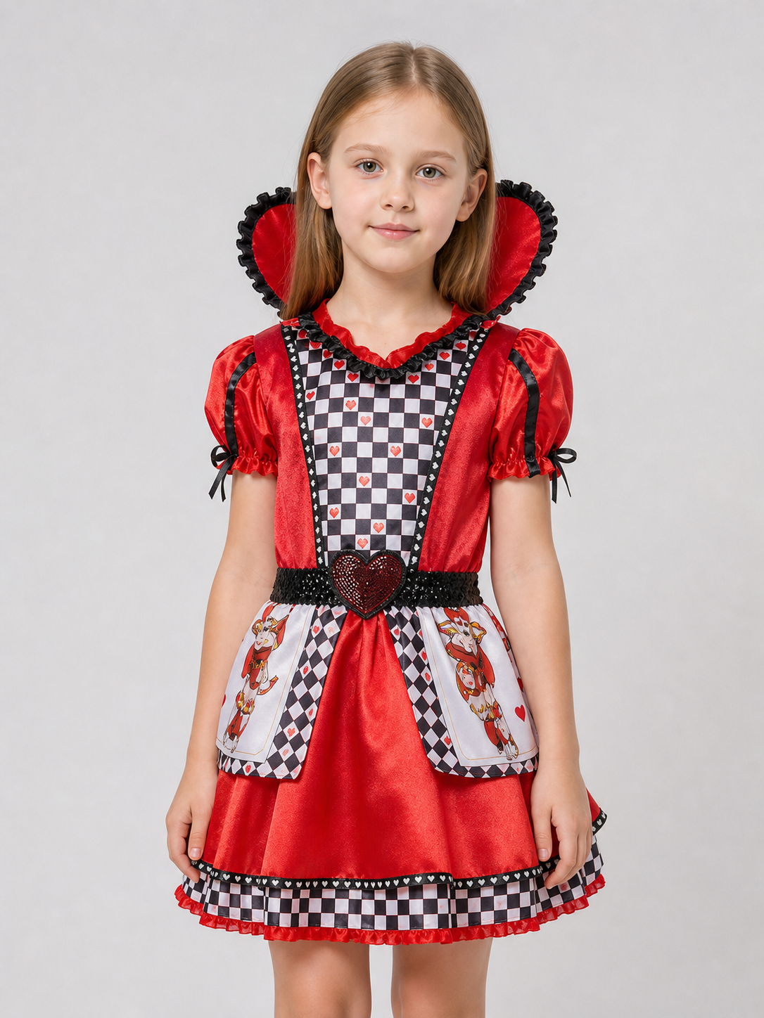 Red Queen Costume with Crown