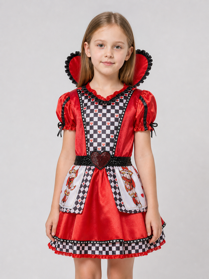 Red Queen Costume with Crown