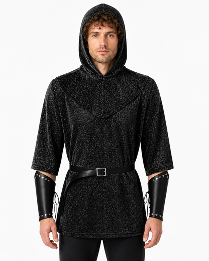 Medieval Carnival Costume with Hood and Belt Costumes detail 3