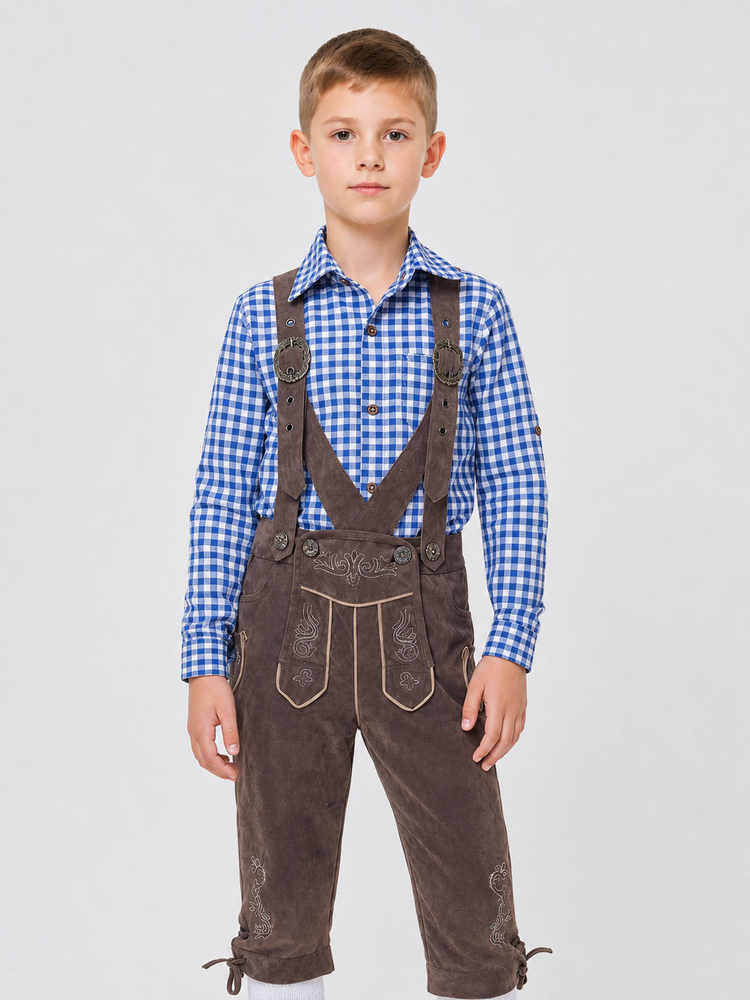 Oktoberfest Costume: Plaid Shirt and Pants
