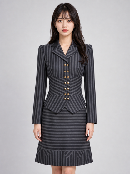 Elphaba Cosplay Costume: Blazer and Skirt
