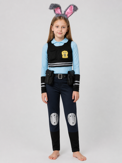Judy Zootopia Cosplay Costume with Ears Costumes detail 3