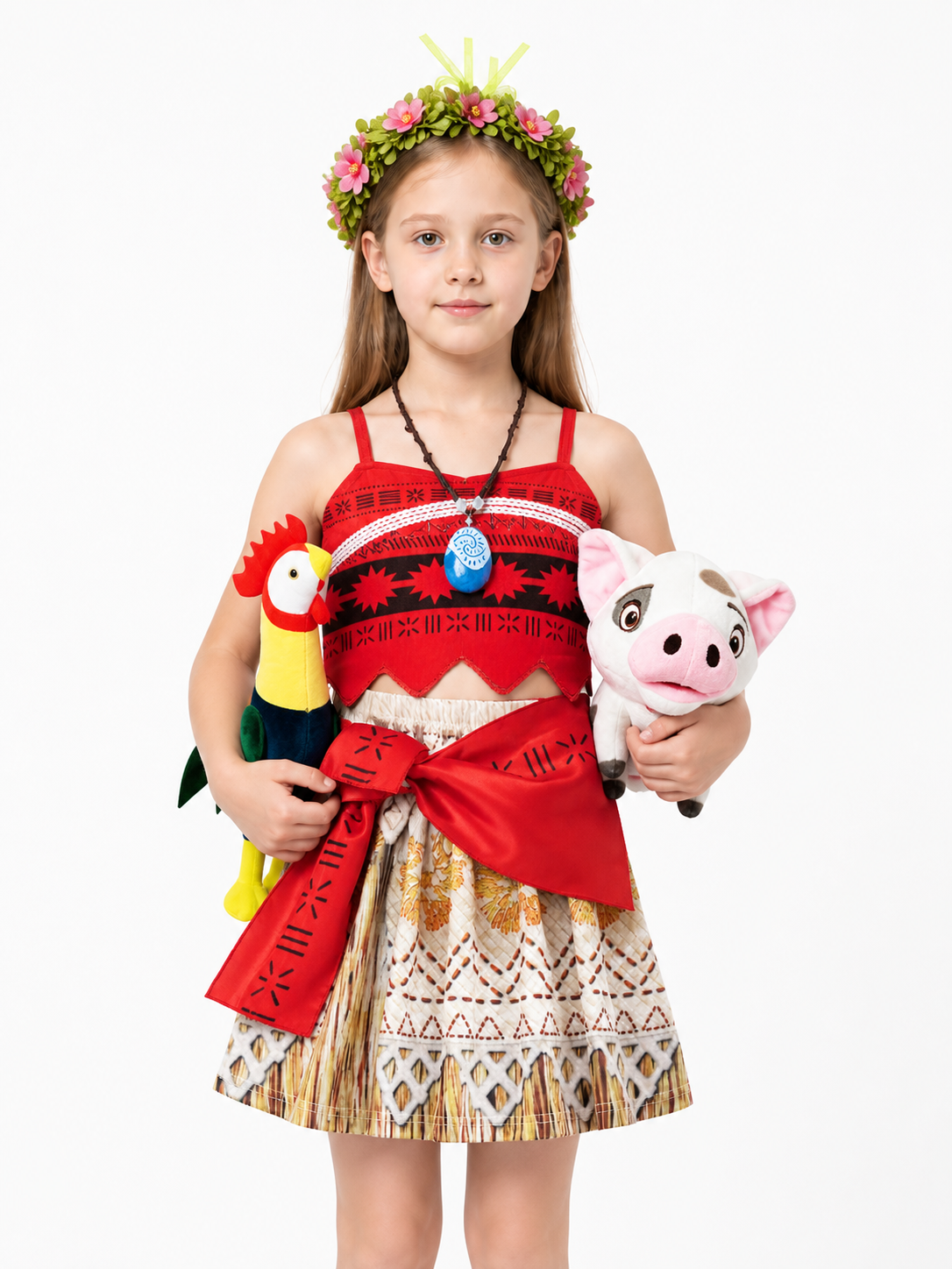 Children's carnival costume with an ethnic pattern and skirt Costumes detail 3