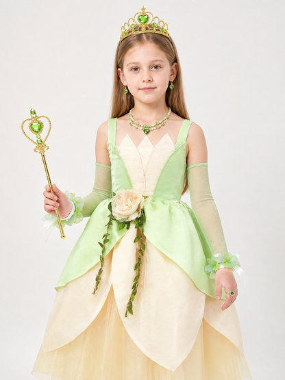 Princess Costume in Green and Cream Tones Costumes detail 2