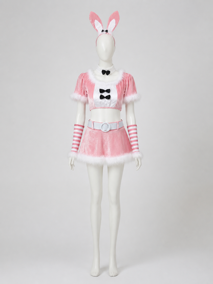 Rabbit Costume: Top, Skirt, Ears, and Collar Costumes detail 3