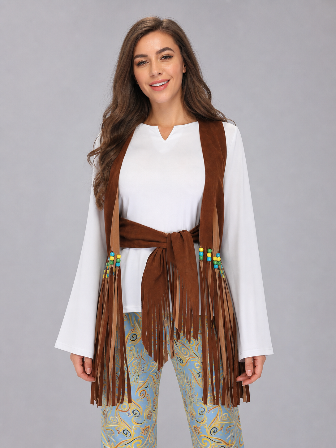 Party Costume: Fringe Vest and Flared Pants Costumes detail 4