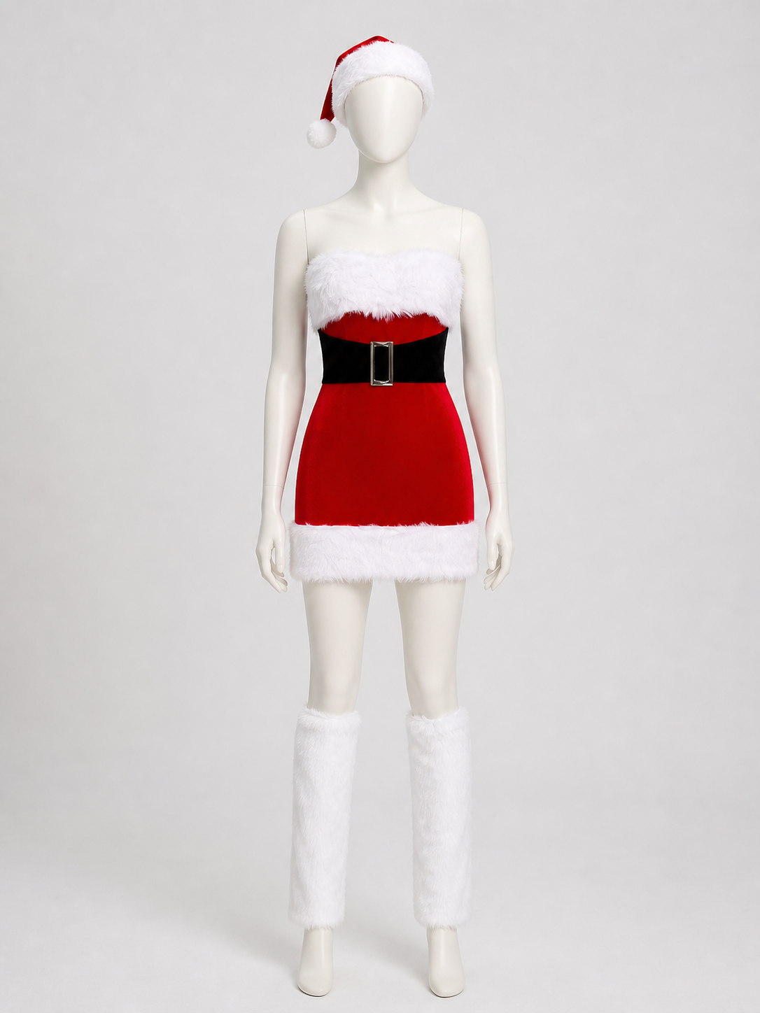 Santa Claus Christmas Costume with Dress Costume Dresses detail 3