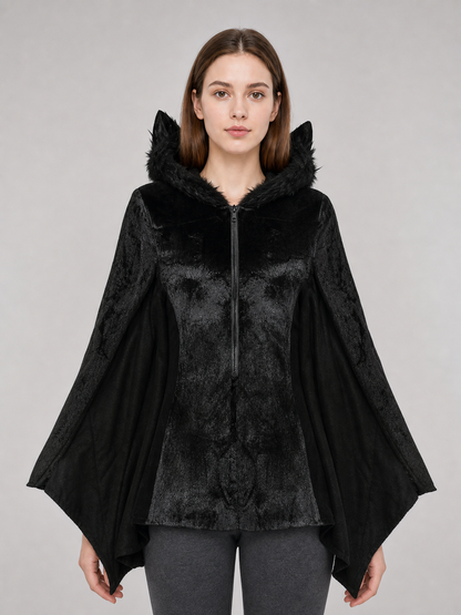 Black Bat Jumpsuit Costume for Cosplay