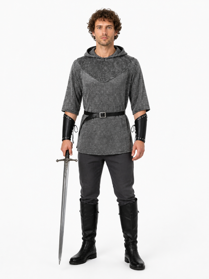 Medieval Role-Playing Costume with Hood and Sword Costume Accessories detail 3