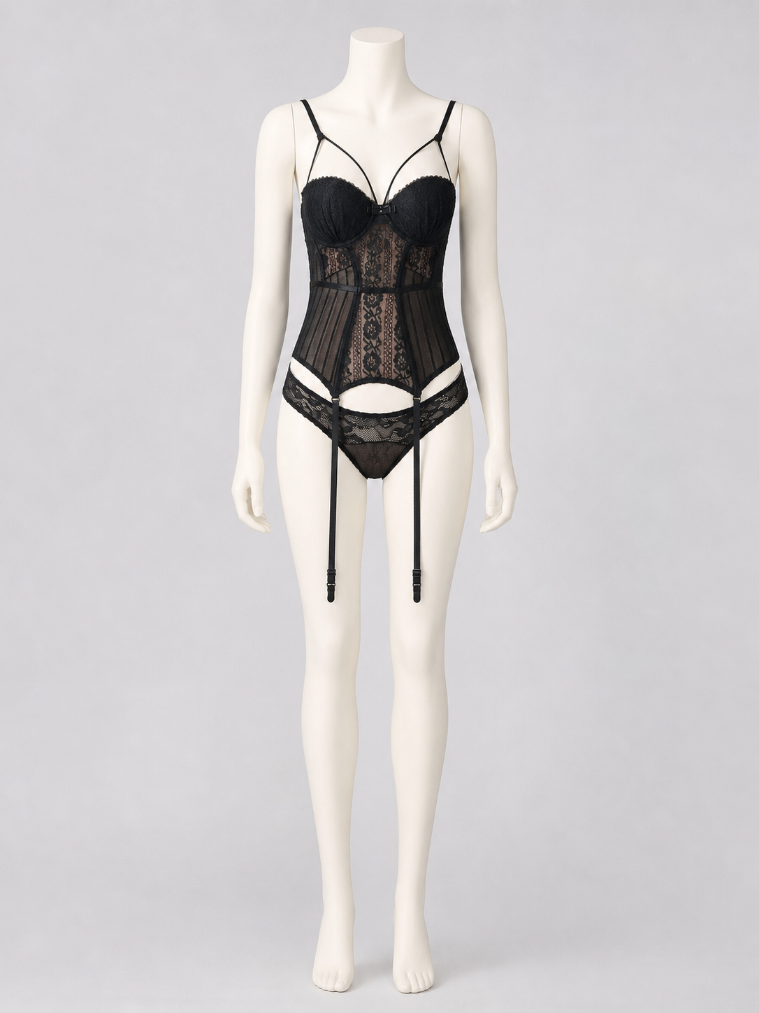 Lace Bodysuit with Thin Straps