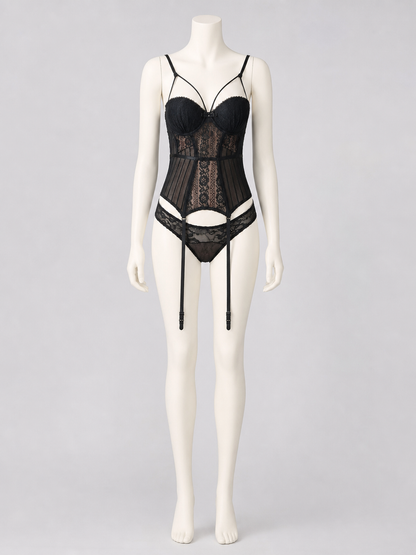 Lace Bodysuit with Thin Straps