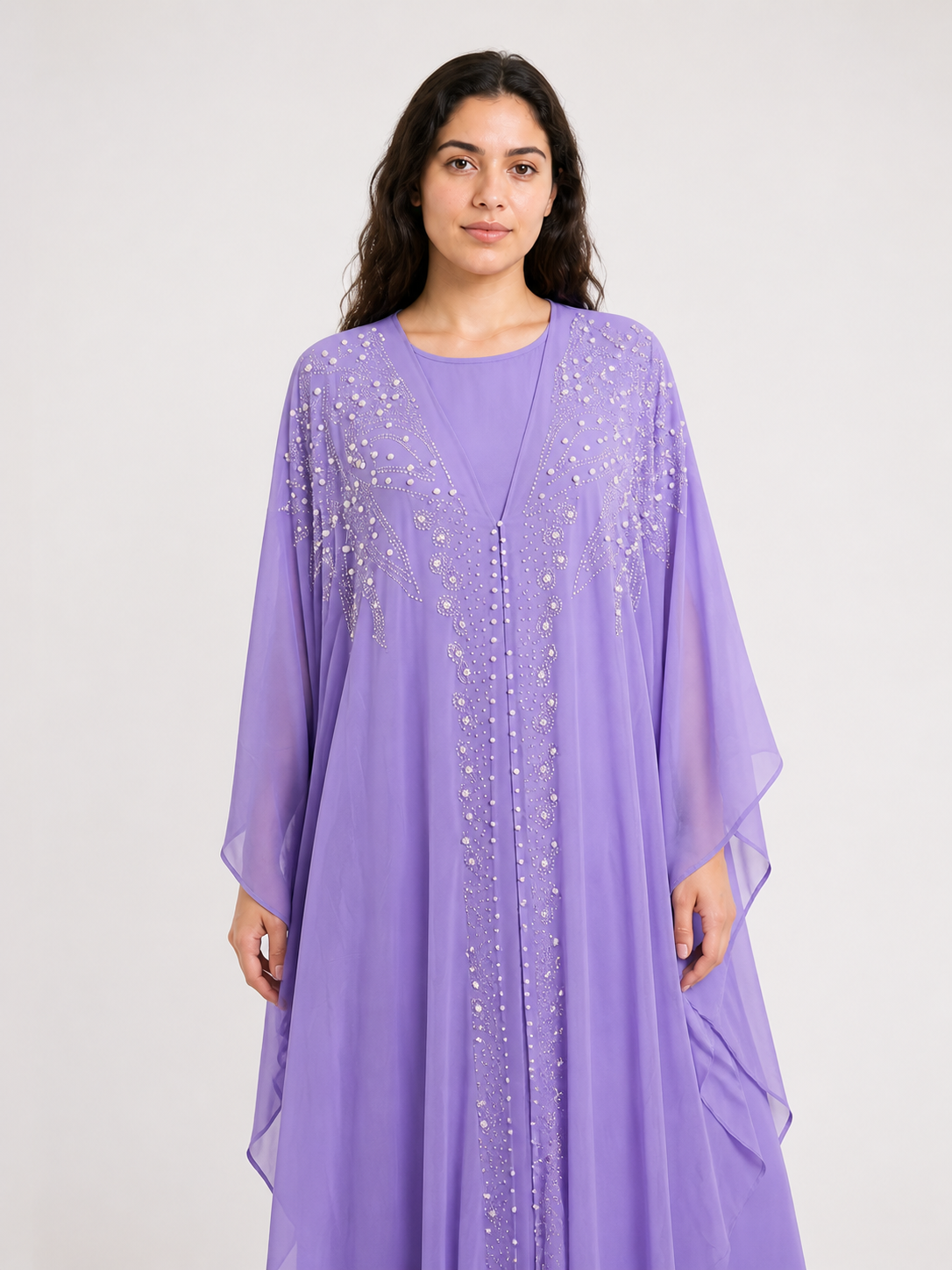Dress-Cape Set with Hood TL621, Loose Fit Costume Dresses detail 2