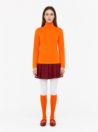 Velma Scooby-Doo cosplay costume, top and skirt Costumes detail 2