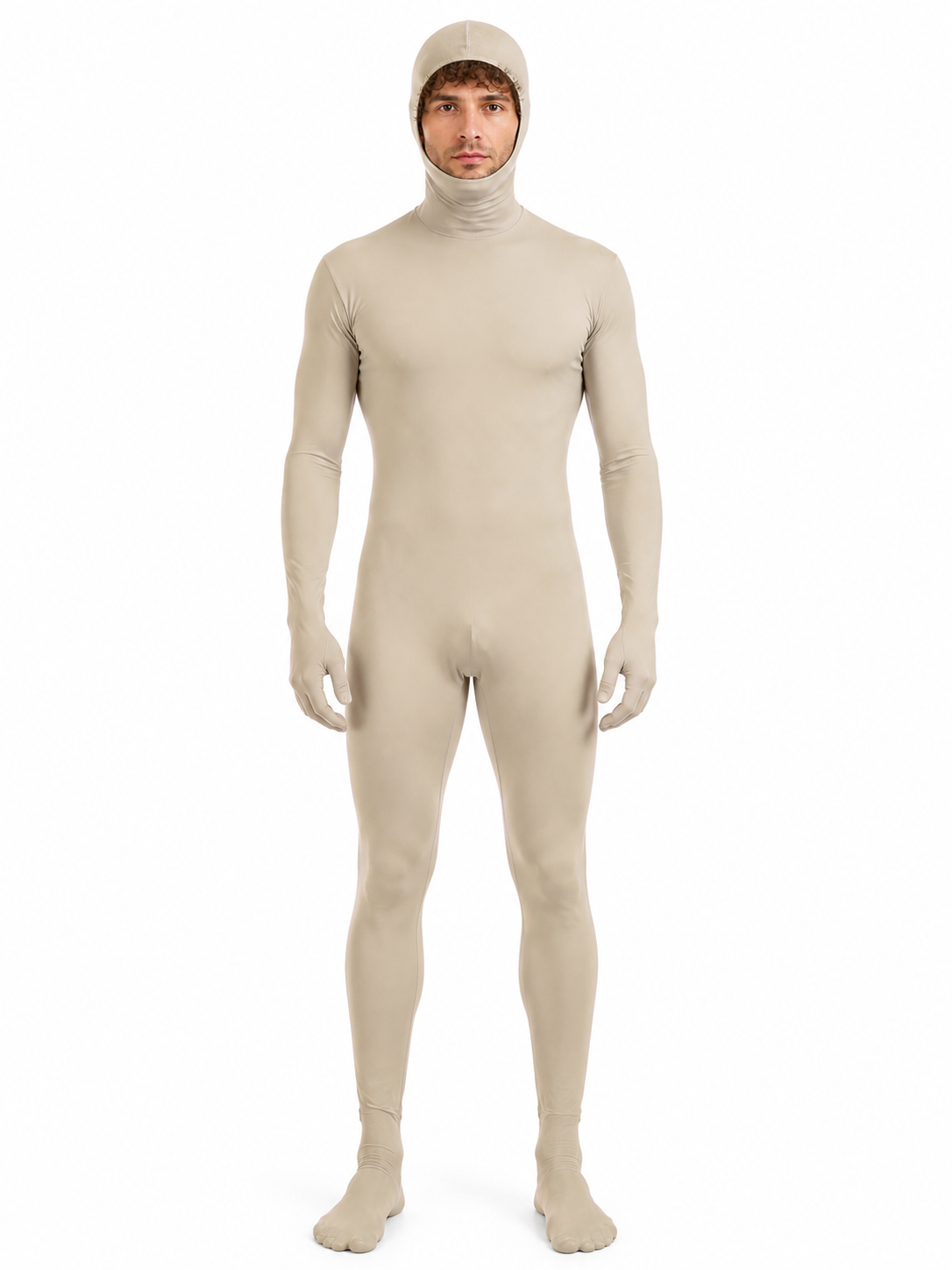 Hooded Zentai Bodysuit with Open Face product detail 3