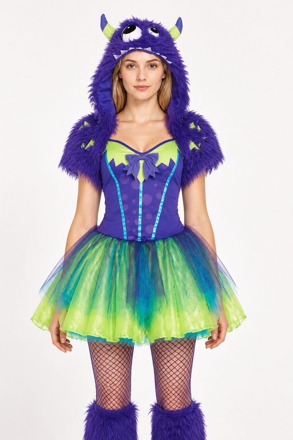 Monster Costume with Horns and a Full Skirt