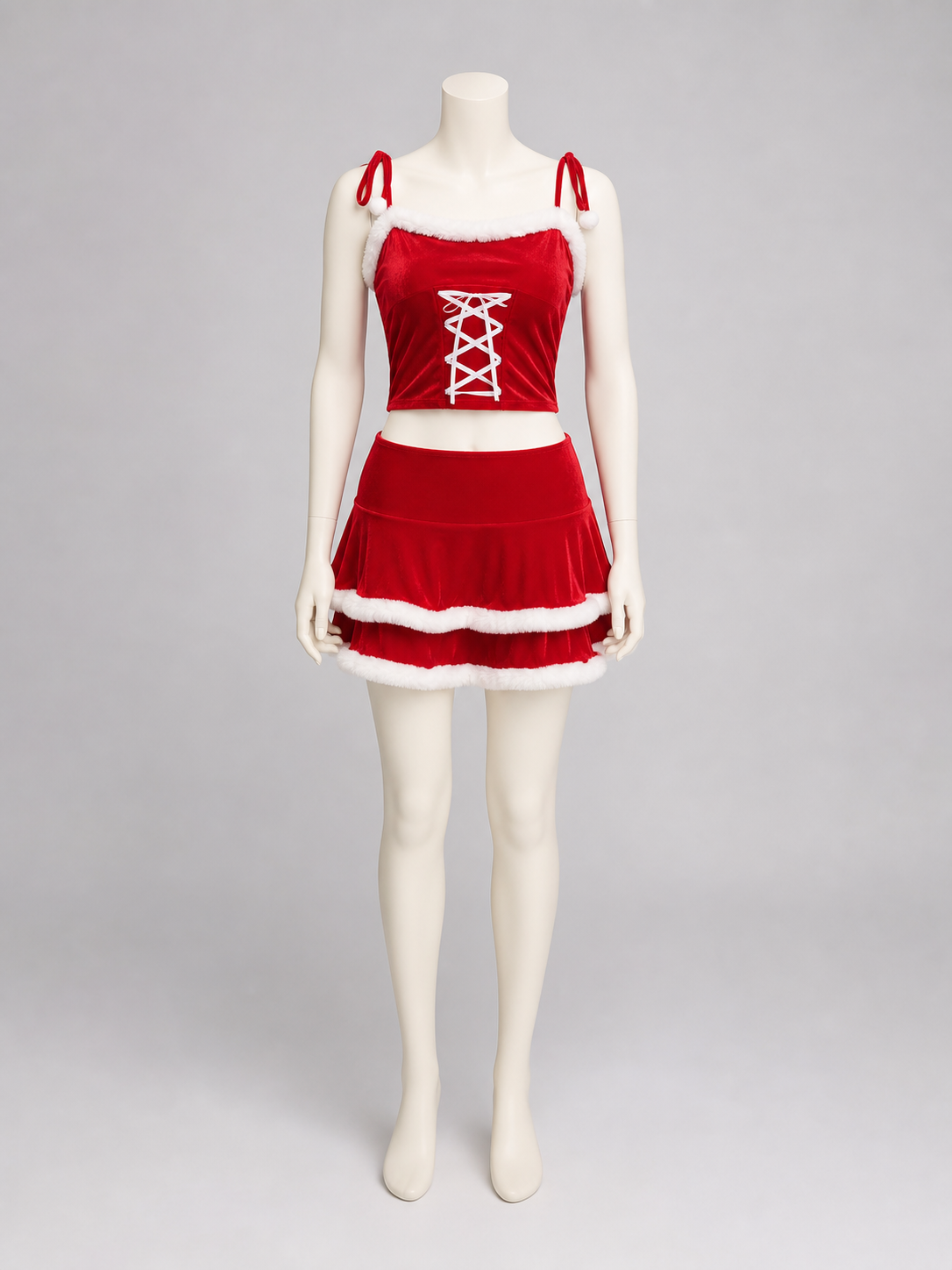 Christmas Cosplay Costume: Top and Skirt