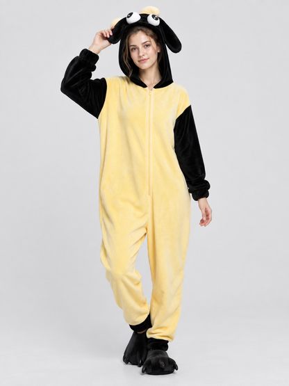 Kigurumi Pajama with Hood and Oversized Eyes