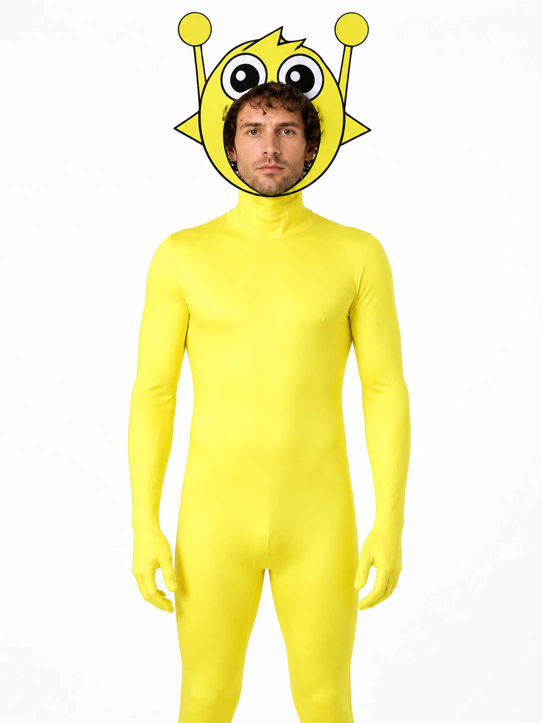 Yellow Hooded Alien Jumpsuit product detail 2