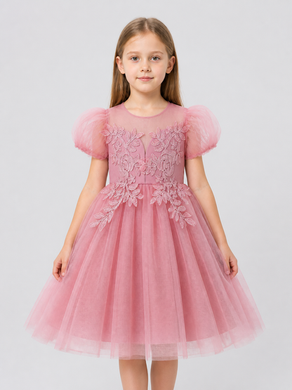 Children’s dressy princess dress with a full skirt product detail 3
