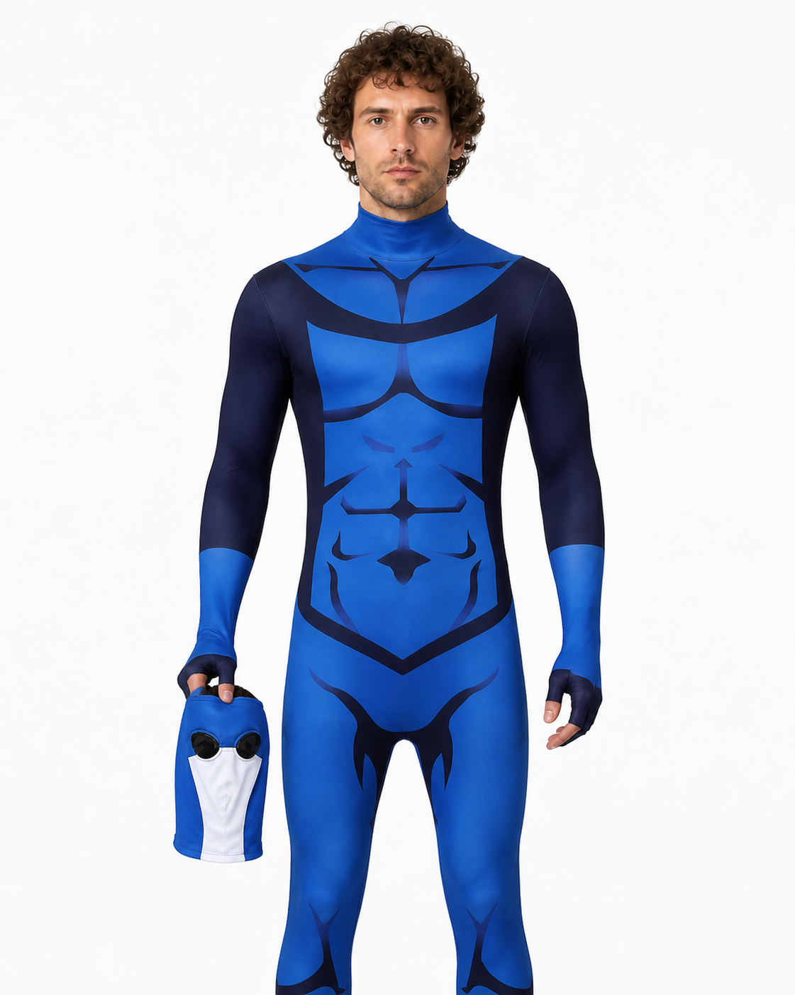 Mark Grayson Cosplay Jumpsuit with Mask Costume Masks detail 3