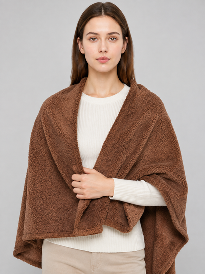 Brown Reversible Pet Blanket Wearable Blankets detail 2