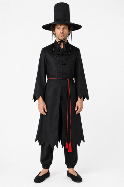 Cosplay Costume with Hat and Jewelry Costume Headwear detail 2
