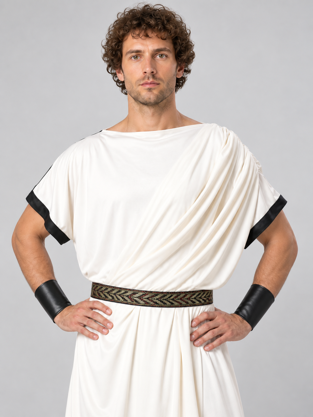 Ancient-Style Carnival Costume with Draped Tunic Costumes detail 2