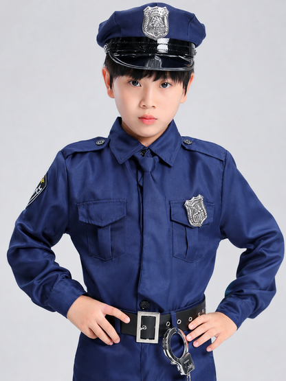 Police Costume with Cap and Accessories