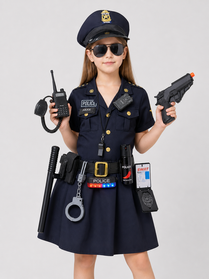 Police Costume with Accessories, Dark Navy Costume Accessories detail 3