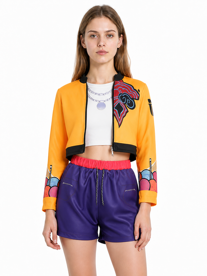 3-Piece Stage Costume: Jacket, Top, and Shorts Costumes detail 3