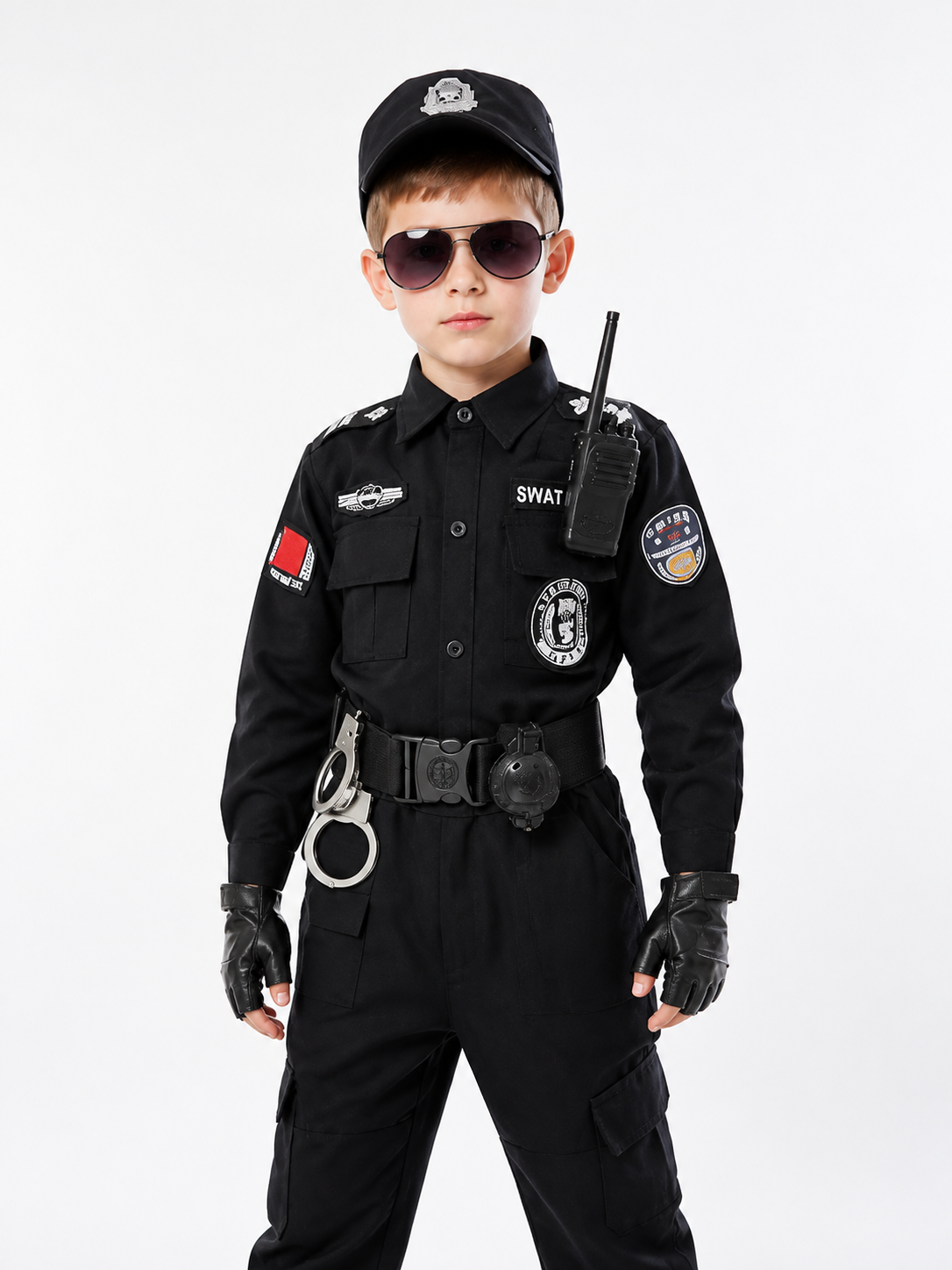 Children’s Police Officer Costume with Accessories product detail 3