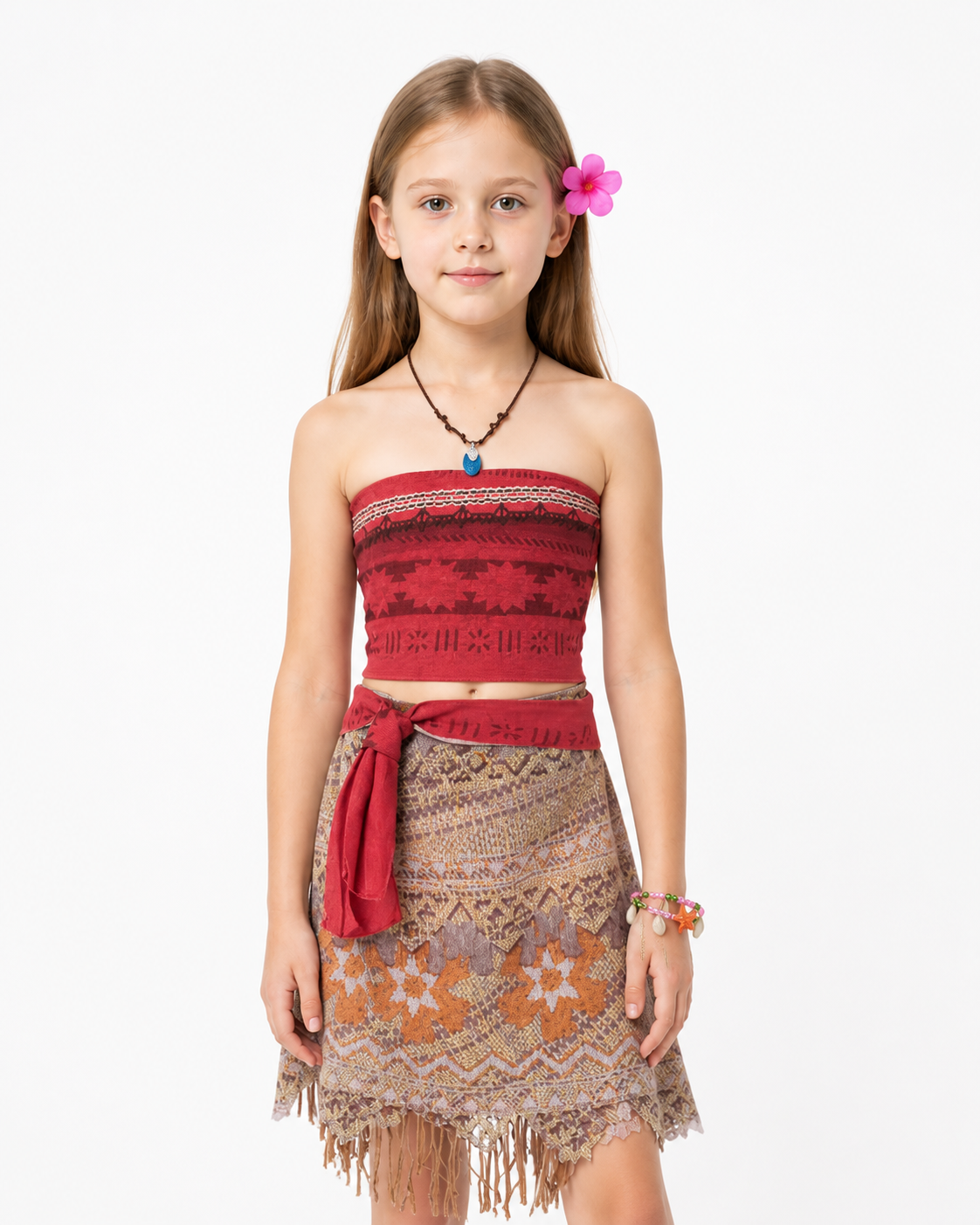 Moana Costume for Kids with Dress and Accessories Costume Dresses detail 3