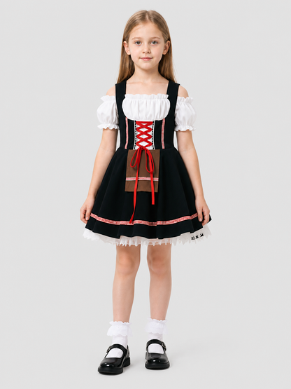 Bavarian-Style Dirndl Dress for Oktoberfest Costume Dresses detail 3