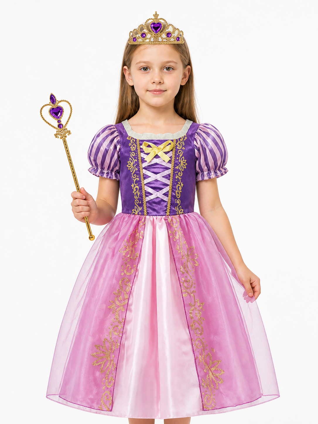 Carnival Dress with Crown and Magic Wand Costume Dresses detail 3