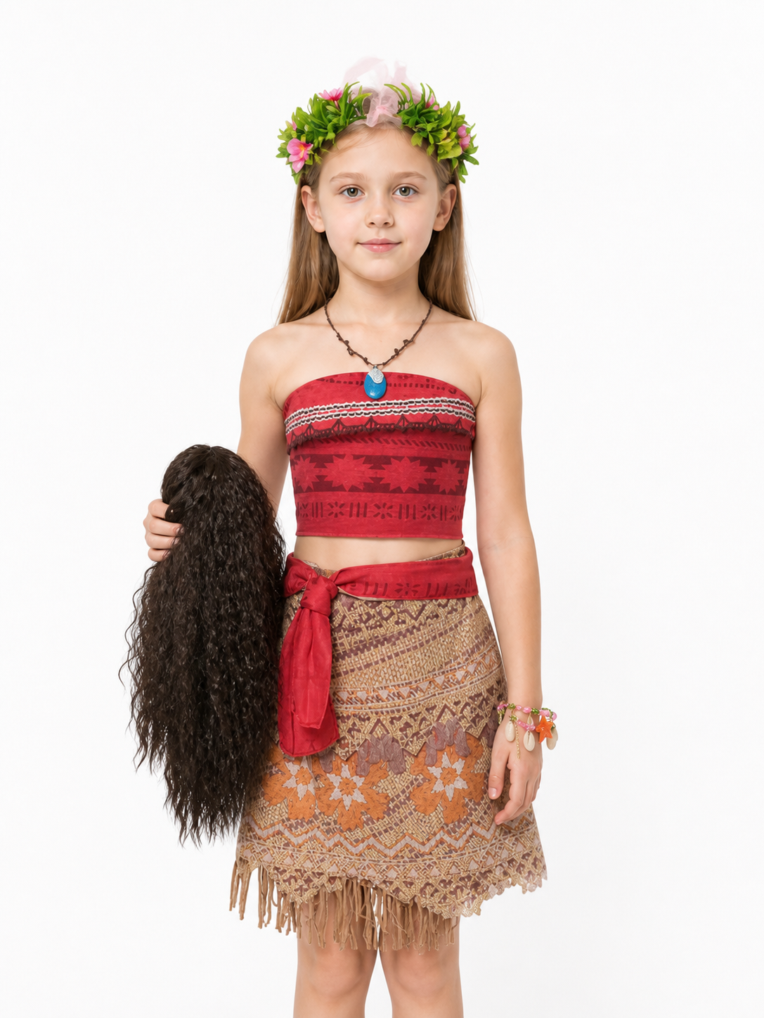 Moana Carnival Costume with Accessories for Children Costume Accessories detail 3