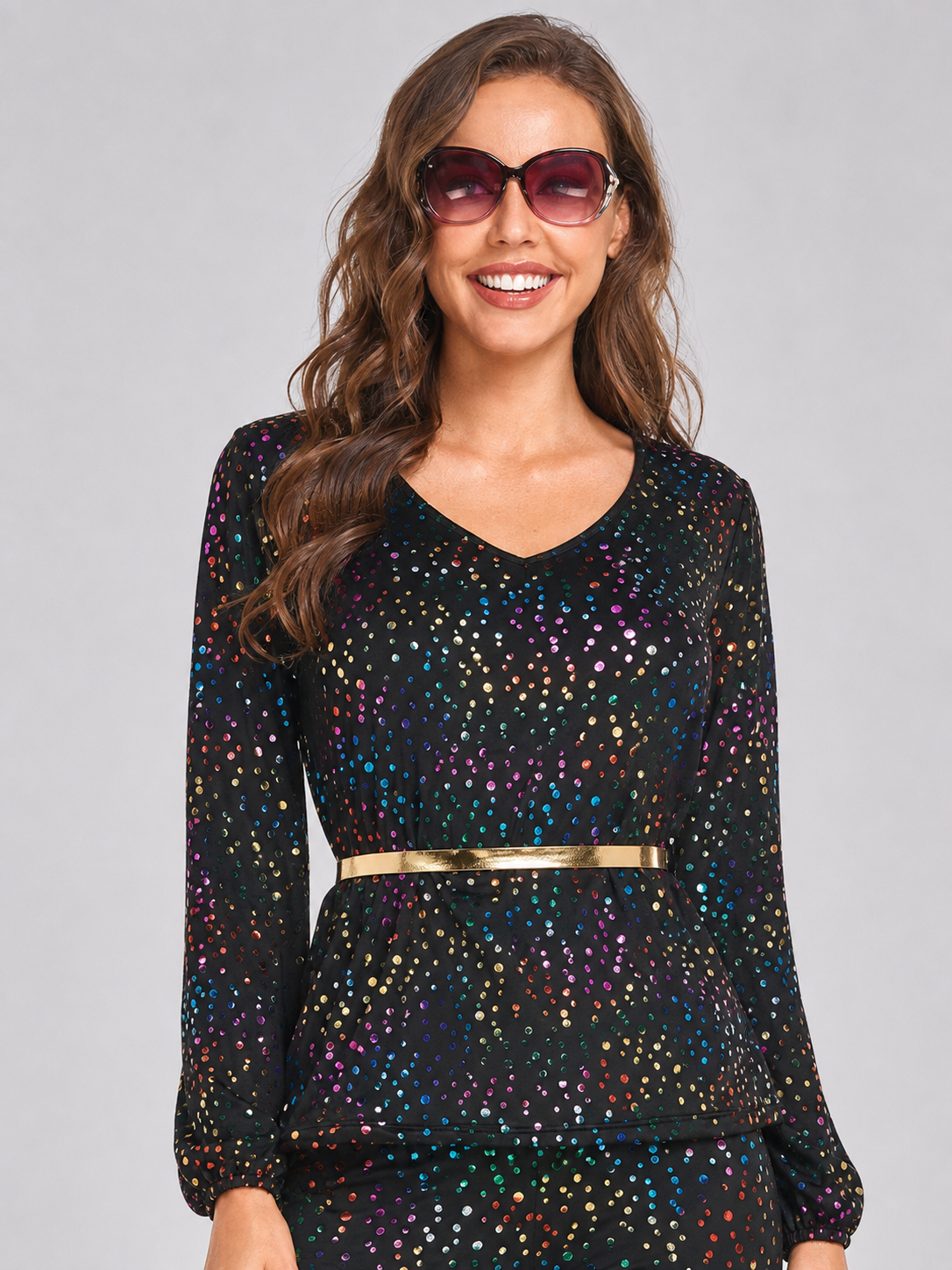 Sequin Stage Jumpsuit, Retro Disco Style