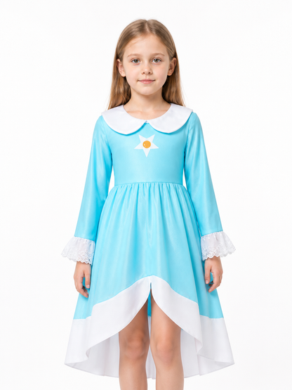 Rosalina Dress with White Collar and Stars Costume Dresses detail 3