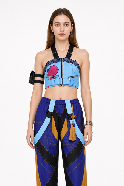 Cosplay Costume with a Cropped Top and Pants Costumes detail 3