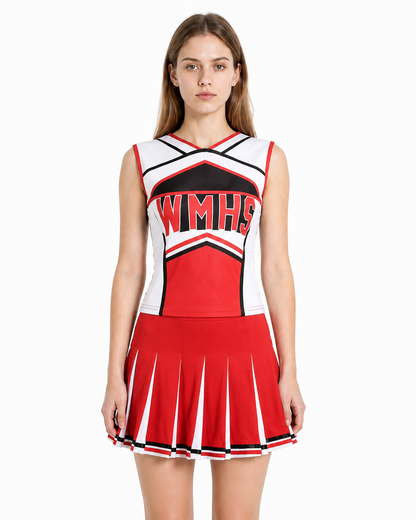 Sleeveless Cheerleading Costume with Letter Costumes detail 3