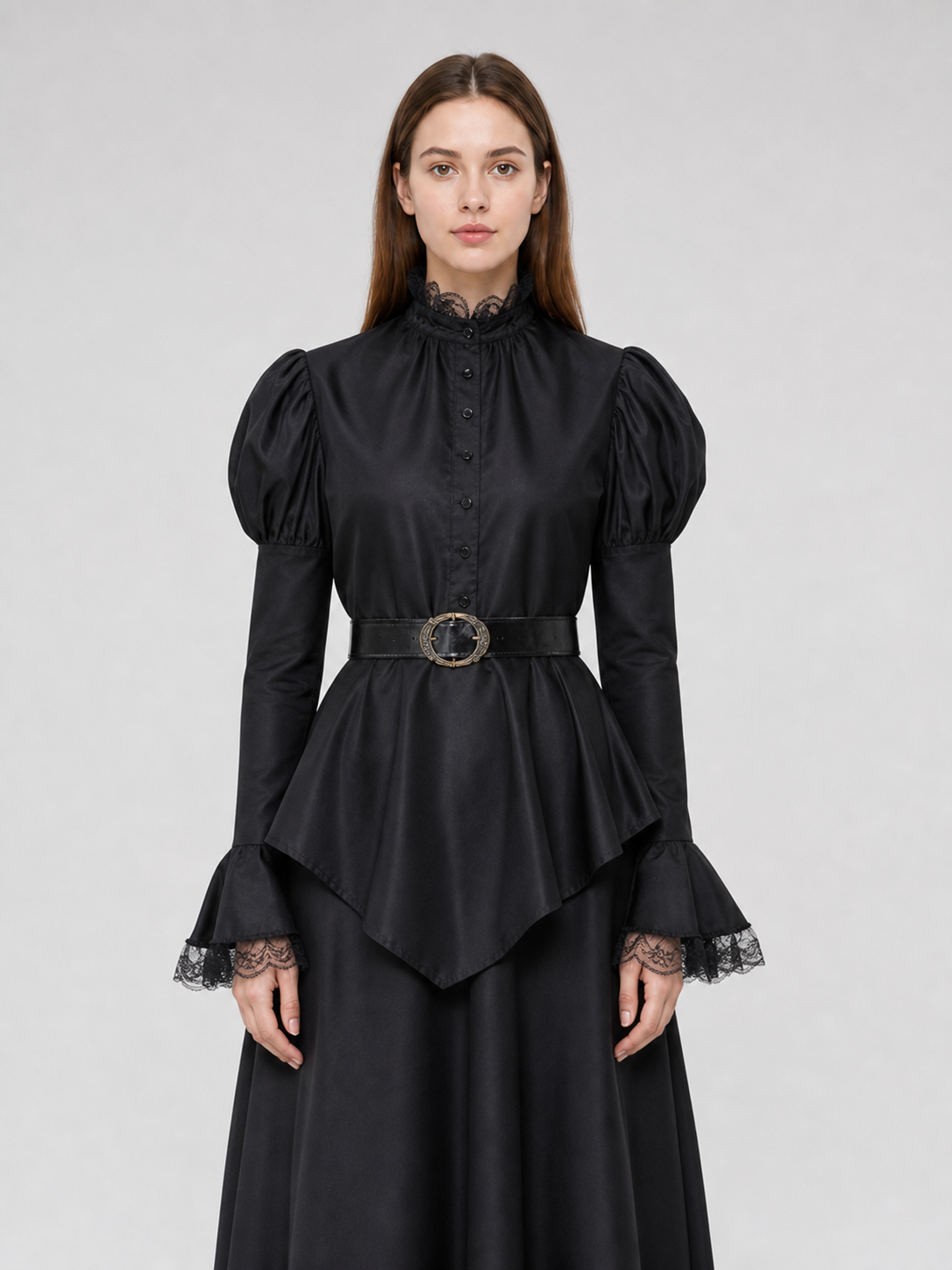 Halloween Costume: Dress, Hat, and Belt