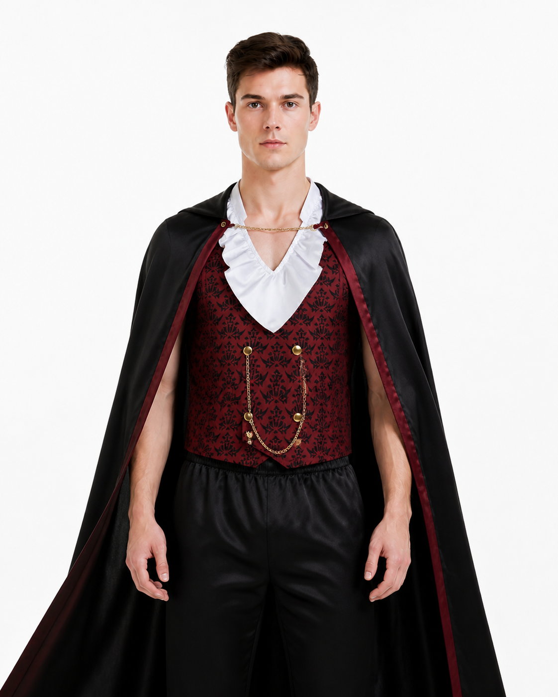 Cosplay Costume: Cloak, Top, Pants, Chain Costume Capes detail 2