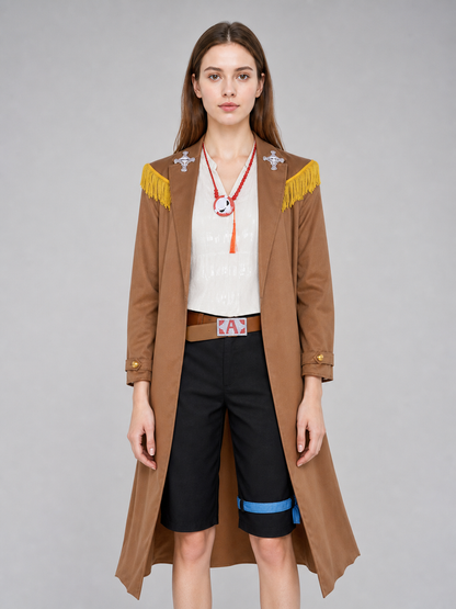 Ace One Piece Cosplay Costume: Coat and Accessories