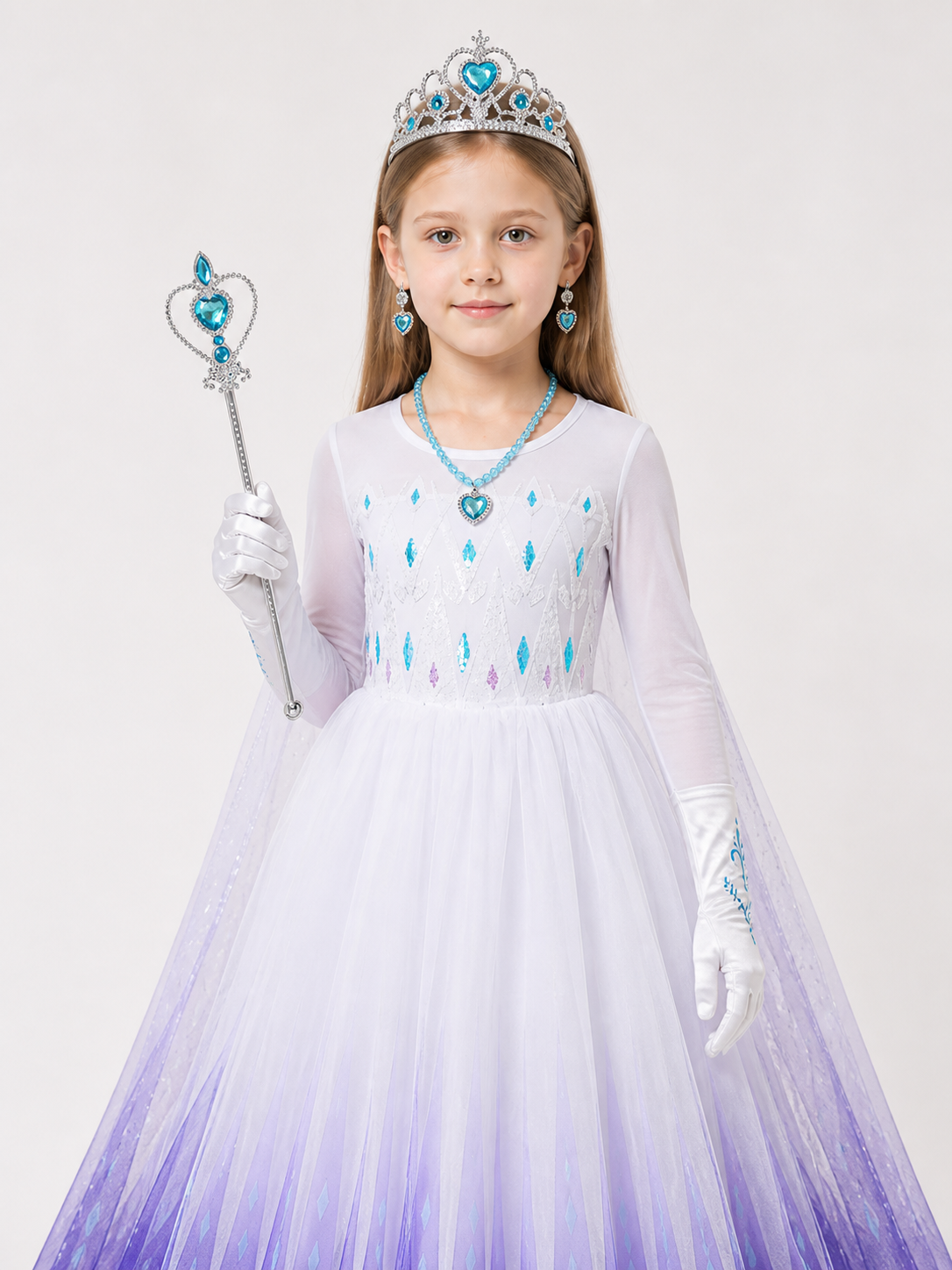 Purple Snow Princess Carnival Costume for Cosplay Costumes detail 2