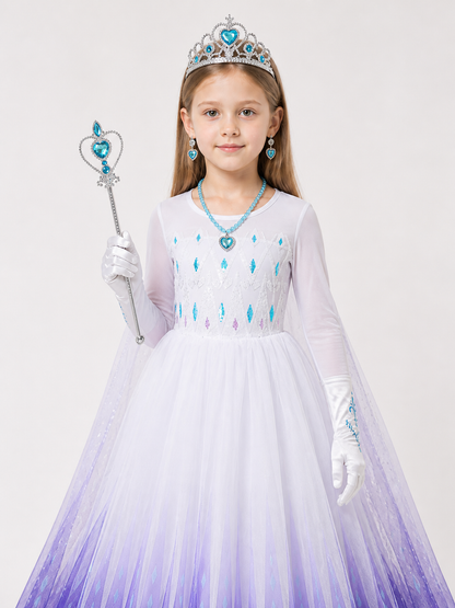 Purple Snow Princess Carnival Costume for Cosplay Costumes detail 2