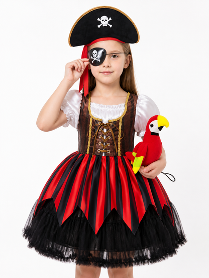 Pirate Costume with Dress and Hat for Carnival Costume Dresses detail 3