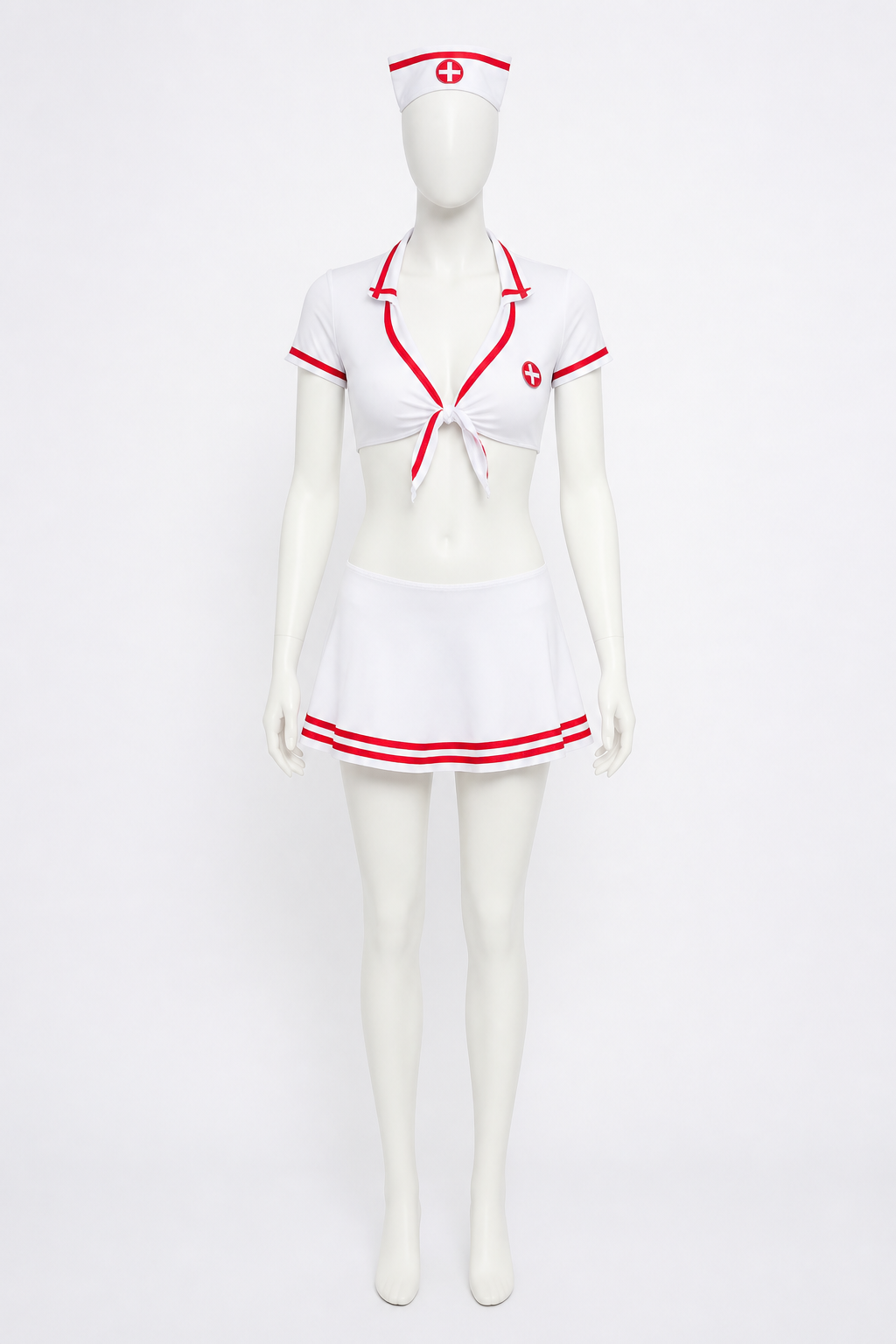 Medical Costume with Red Cross and Ties Costumes detail 3