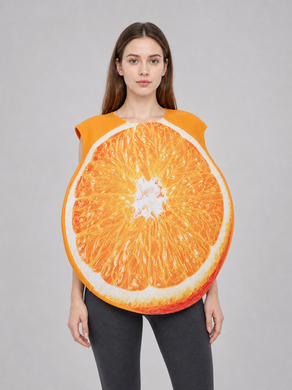 Orange Slice Costume with Headpiece