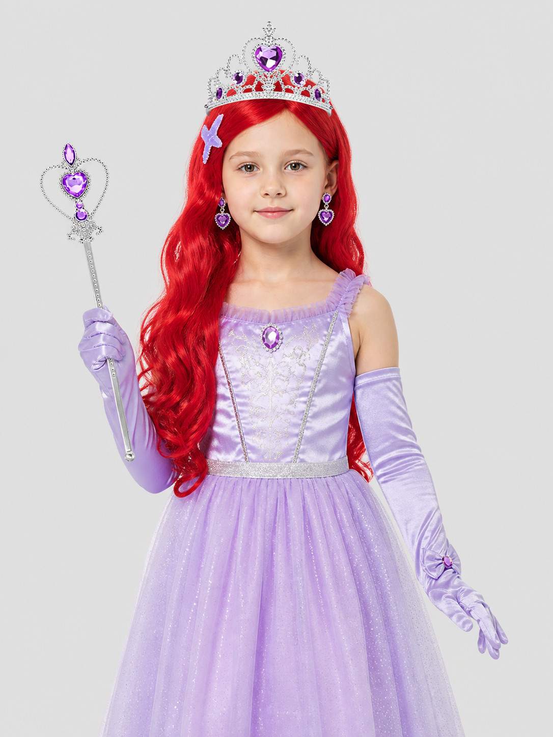 Princess Cosplay Accessories Set: Crown, Wig Costume Wigs detail 3